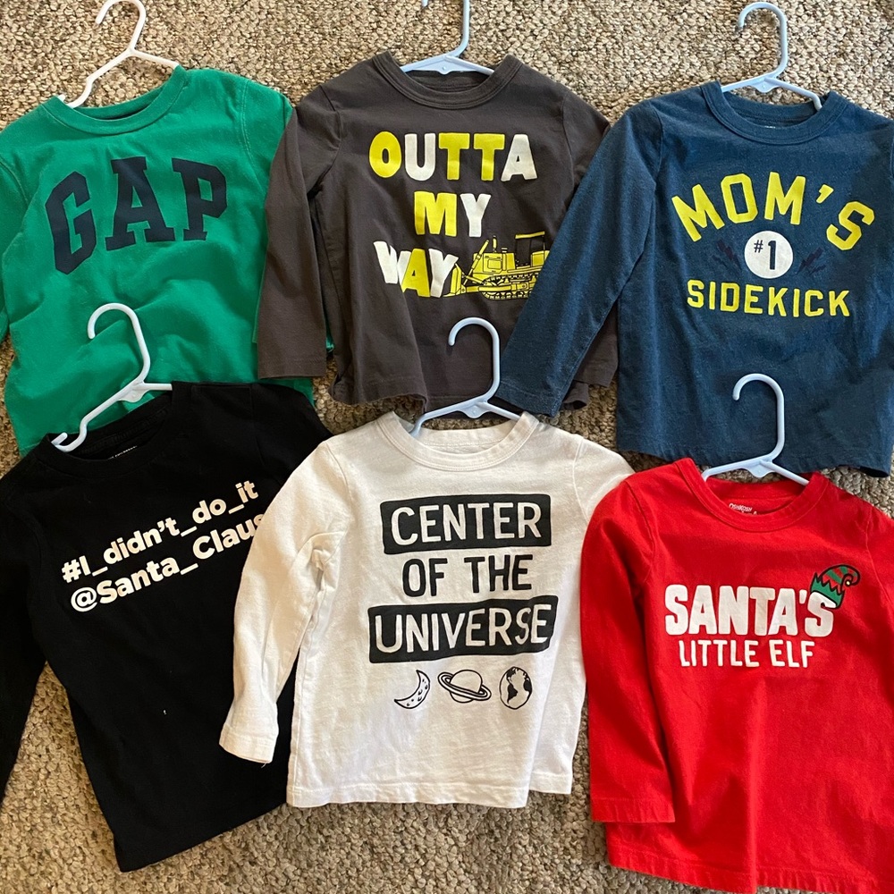 3T Boys’ Long Sleeve Shirts Lot